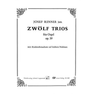9790007122621 - 12 Trios op 39