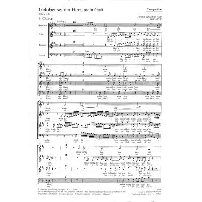 9790007130534 - Kantate 129 gelobet sei der Herr mein Gott BWV 129