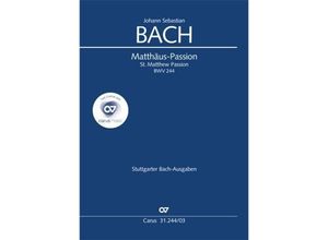 9790007132439 - Matthäus-Passion Klavierauszug - Johann Sebastian Bach Kartoniert (TB)
