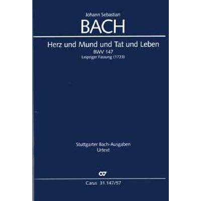 9790007135737 - Kantate 147 Herz und Mund und Tat und Leben BWV 147 | Leipziger Fassung