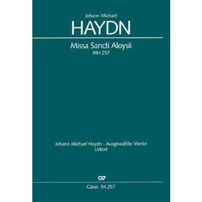 9790007137212 - Missa Sancti Aloysii MH 257
