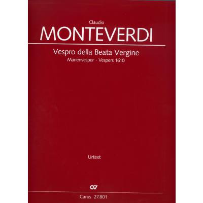 9790007142032 - Vespro della beata vergine - Marienvesper | Marienvesper | Vesper 1610