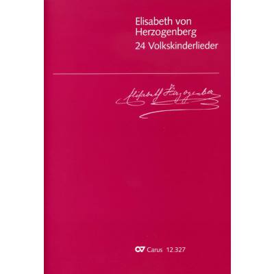 9790007144494 - 24 Volkskinderlieder