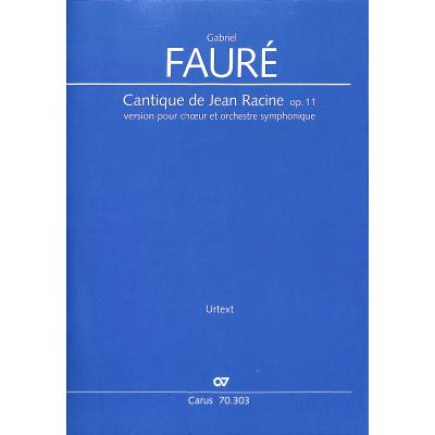 9790007167776 - Cantique de Jean Racine op 11