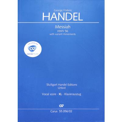 9790007170523 - Messias HWV 56
