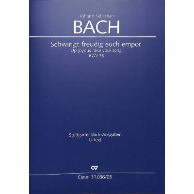 9790007171605 - Kantate 36 Schwingt freudig euch empor BWV 36