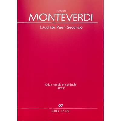 9790007181987 - Laudate pueri secondo a 5 voci