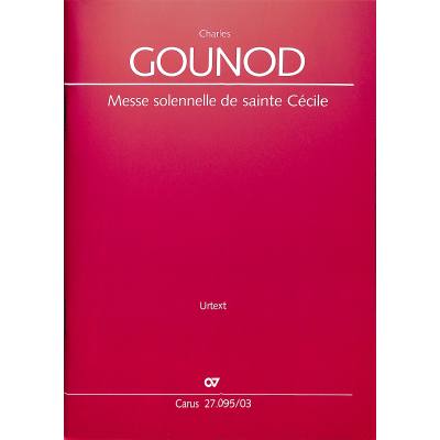 9790007186876 - Messe solennelle de sainte cecile (Caecilienmesse)