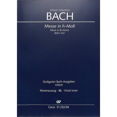 9790007187866 - Messe h-moll BWV 232