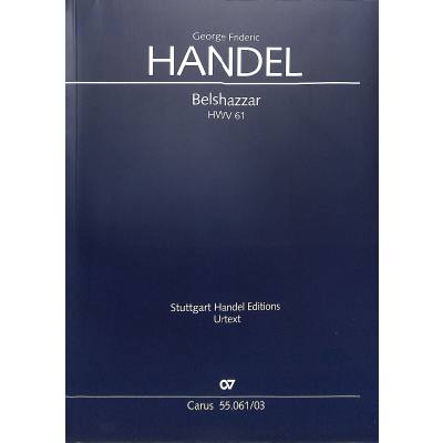 9790007243012 - Belshazzar HWV 61