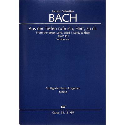 9790007244941 - Kantate 131 Aus der Tiefen rufe ich Herr zu dir BWV 131