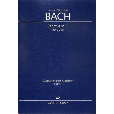 9790007245269 - Sanctus D-Dur BWV 238