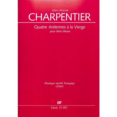 9790007247553 - 4 Antiennes a la Vierge pour deux dessus