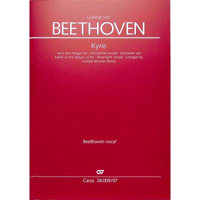 9790007248833 - Kyrie nach dem Adagio aus der Mondscheinsonate