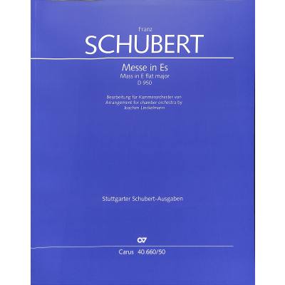 9790007294533 - Messe 6 Es-Dur D 950