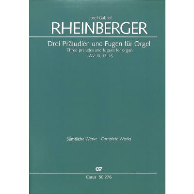 9790007298432 - 3 Präludien + Fugen