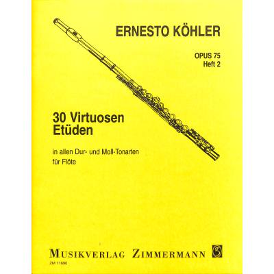 9790010116907 - 30 virtuose Etüden 2 op 75