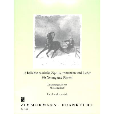 9790010174808 - 12 russische Zigeunerromanzen