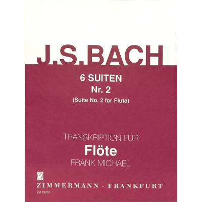 9790010198101 - Suite 2 d-moll BWV 1008