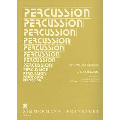 9790010318608 - Lydian game fuer percussion ensemble