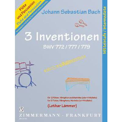 9790010337906 - 3 zweistimmige Inventionen