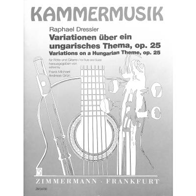9790010347004 - Variationen über ein ungarisches Thema op 25 9790010347004 - Variationen über ein ungarisches Thema op 25