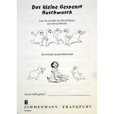 9790010348636 - Stimmheft Gespensterkinder (das kleine Gespenst Huschwusch)