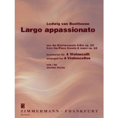 9790010354408 - Largo apassionato (Sonate A-Dur op 2 2)