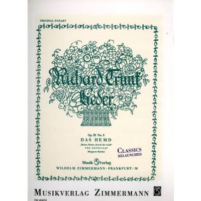 9790010404509 - Das Hemd op 22 3