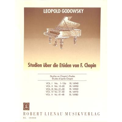 9790011169605 - Studien über Chopin Etüden 3