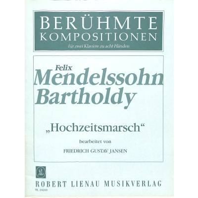 9790011242407 - Hochzeitsmarsch op 61 9 (aus Sommernachtstraum)
