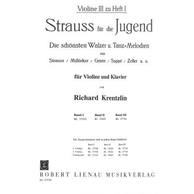9790011375303 - Strauss für die Jugend 1