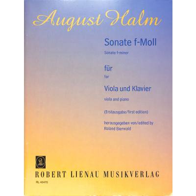 9790011404706 - Sonate f-moll