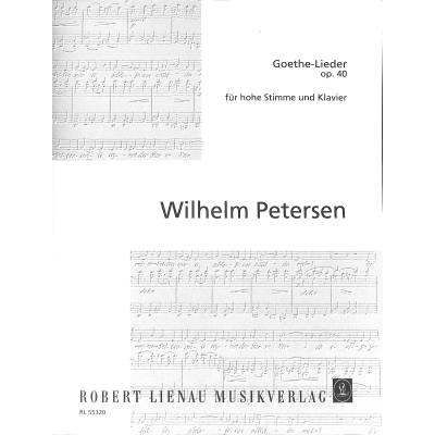 9790011553206 - Goethe Lieder op 40