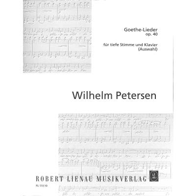 9790011555101 - Goethe Lieder op 40