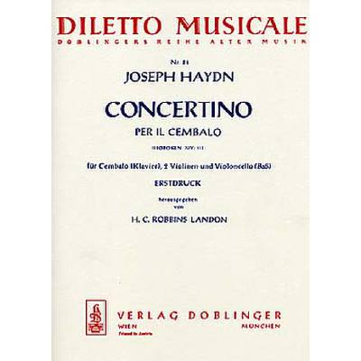 9790012098553 - Concertino C-Dur Hob 1411