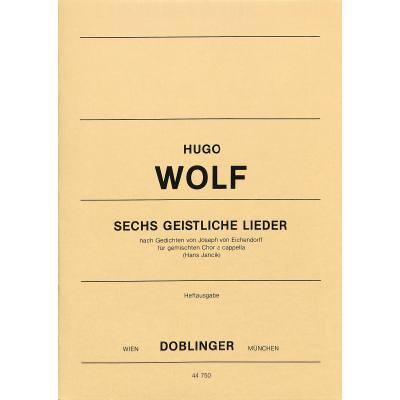 9790012144663 - 6 geistliche Lieder nach Eichendorff 9790012144663 - 6 geistliche Lieder nach Eichendorff