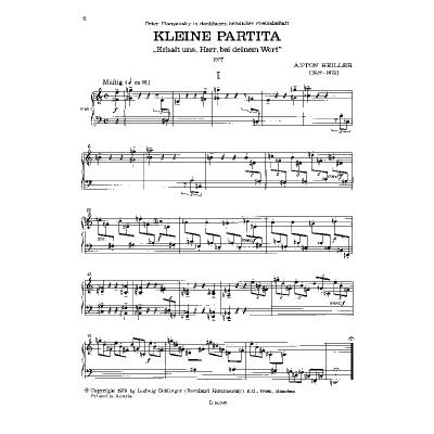 9790012160403 - Kleine Partita - Erhalt uns Herr bei deinem Wort