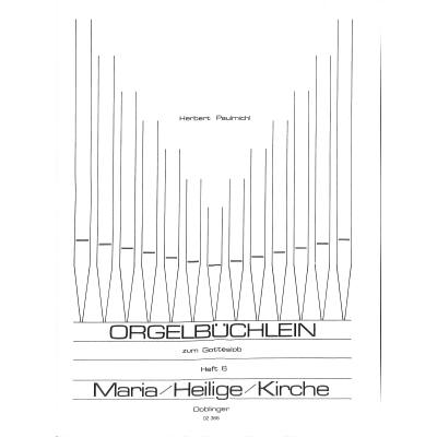 9790012165385 - Orgelbüchlein zum Gotteslob 6 - Maria