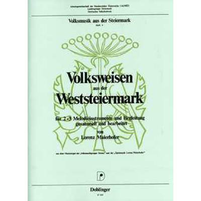 9790012169116 - Volksweisen aus der Oststeiermark