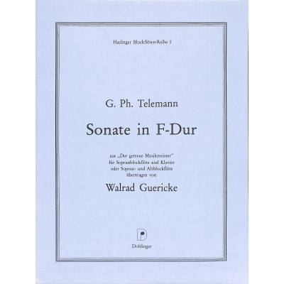 9790012169376 - Sonate F-Dur (der getreue Musikmeister)