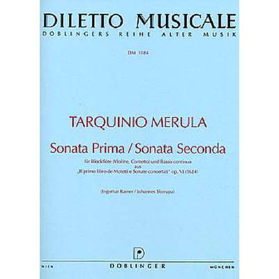 9790012179788 - Sonate prima + seconda aus op 6