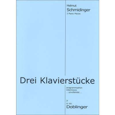 9790012193944 - 3 Klavierstücke