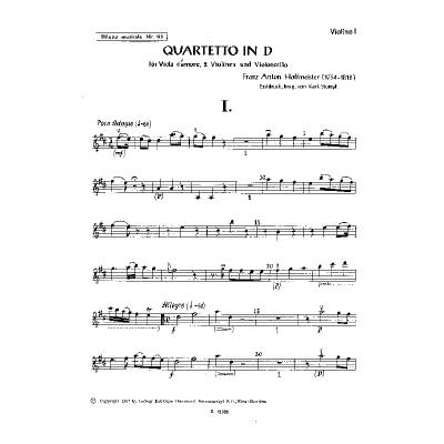 9790012406549 - Quartett D-Dur