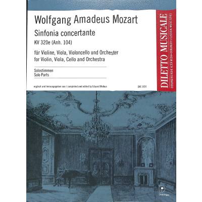 9790012408420 - Sinfonia concertante KV 320e (Anh 104)