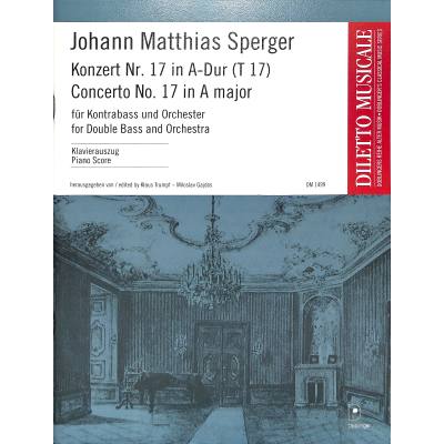 9790012411383 - Konzert 17 A-Dur