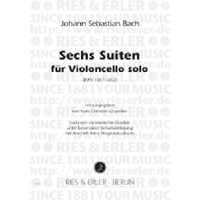 9790013020317 - 6 Suiten BWV 1007-1012