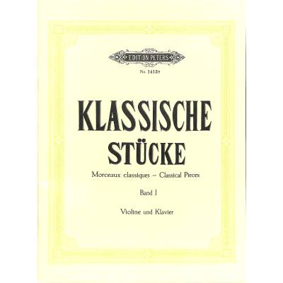 9790014007157 - Noten Klassische Stücke für Violine & Klavier Hermann Peters EP 1413a