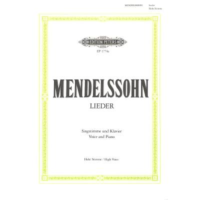 9790014008086 - Lieder - Felix Mendelssohn Bartholdy Kartoniert (TB)