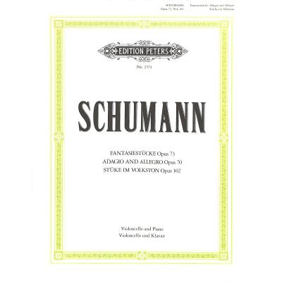 9790014010638 - Fantasiestücke op 73 Adagio und Allegro op 70 Stücke im Volkston op 102 (Ausgabe für Violoncello und Klavier) - Robert Schumann Kartoniert (TB) 9790014010638 - Fantasiestücke op 73 Adagio und Allegro op 70 Stücke im Volkston op 102 (Ausgabe für Violoncello und Klavier) - Robert Schumann Kartoniert (TB)